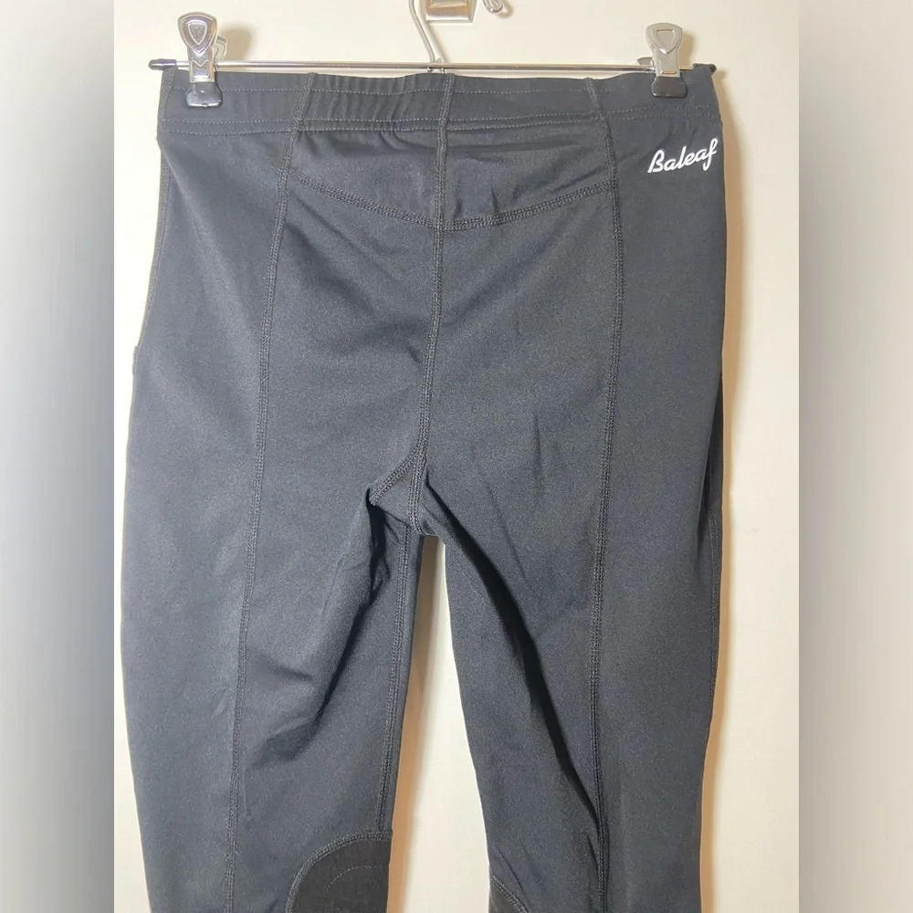 BALEAF Leggings Size L Tights Black Equestrian Patch SPF 50+ New - Picture 7 of 9